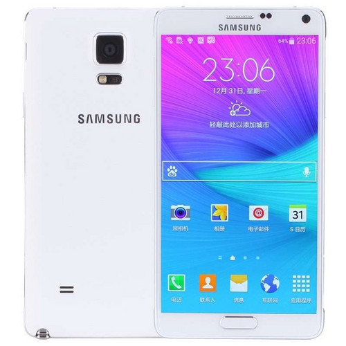 三星 Galaxy Note4 (N9109W) 幻影白 电信4G手机 双卡双待（电信版,白色）