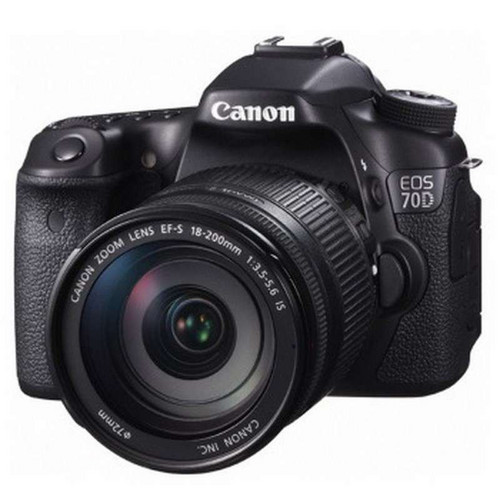佳能（Canon）EOS 70D KIT数码单反相机 套机 (EF-S 18-200 IS)（18-200套机）