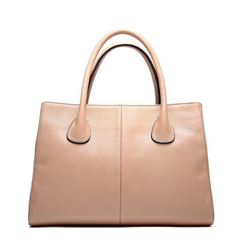 [DUDU]名“媛”系列手提包 玫红色（浅驼色）