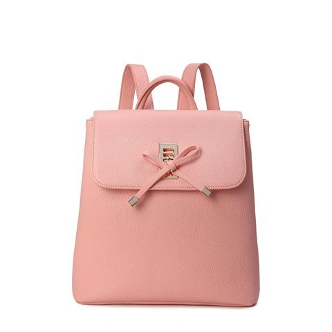 [浪美]轻尚系列手提双肩背包（粉红色）