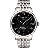 TISSOT天梭手表力洛克系列男士手表钢带黑盘机械男表T41.1.483.53（黑色）