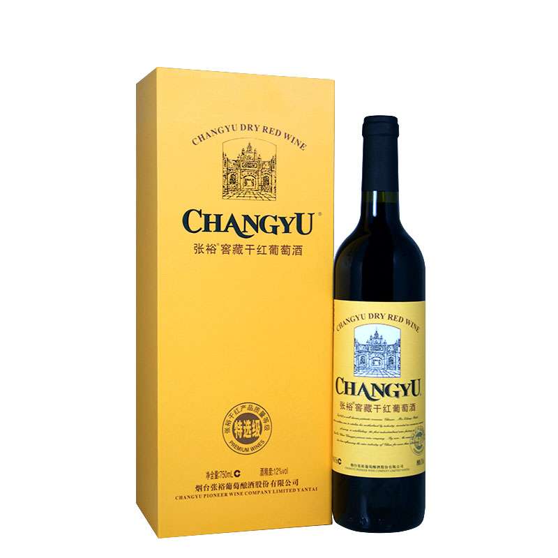 张裕特选级窖藏干红葡萄酒方盒750ml