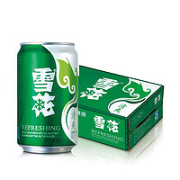 雪花啤酒 清爽拉罐 330ml*24罐/箱（330ML*24）