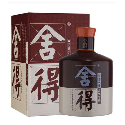 1919酒类直供 52度舍得酒500ml浓香型白酒（500ML）