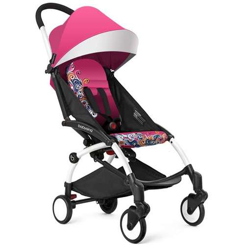 babysing 伞车婴儿推车儿童超轻便可躺坐折叠避震（活力花色）