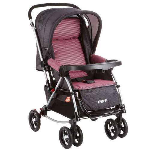 好孩子Goodbaby基本款安全型婴儿手推车双向全篷婴儿车（红色）