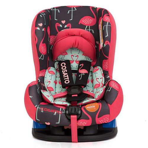 英国品牌cosatto Hootle进口儿童安全座椅婴儿宝宝汽车车载座椅可躺0-4岁新款（火烈鸟）