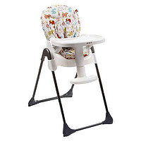 好孩子Goodbaby便携式可折叠儿童餐椅可调节安全餐椅（白色）