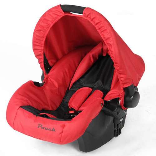 Pouch 新生儿安全座椅 婴儿提篮（红色）