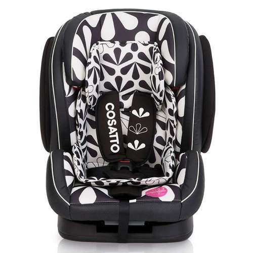 英国品牌Cosatto Hug进口儿童安全座椅宝宝婴儿汽车车载座椅9月-12岁新款（黑白）