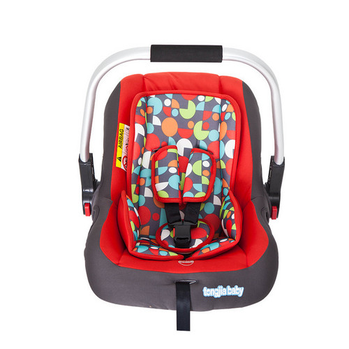 童佳贝贝 TJ501（铝把手） 汽车儿童安全座椅 0-13KG （0-15个月） 赠送车贴（炫彩红）