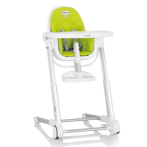 英吉利那Inglesina 多功能便携婴儿童餐椅可折叠组合高度可调带安全带祖玛餐椅（绿色）
