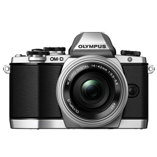 奥林巴斯(OLYMPUS) E-M10 微单相机 (14-42mm)（E-M10电动银豪华礼盒版,银色）