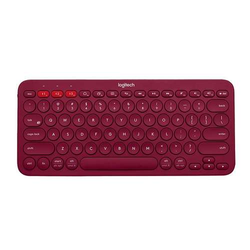 罗技（Logitech）K480蓝牙键盘（红色）