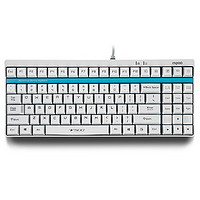 雷柏（Rapoo） V500 机械游戏键盘（黑轴【掌控】,白色）