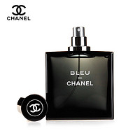 香奈儿 Chanel Bleu蔚蓝男士 淡香水氛 清新木质持久留香 男人味（50ML,黑色）