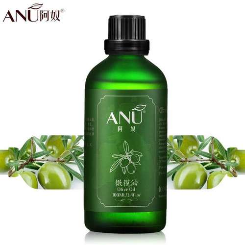 ANU阿奴 橄榄油100ml 按摩基础油（100ML,透明色）