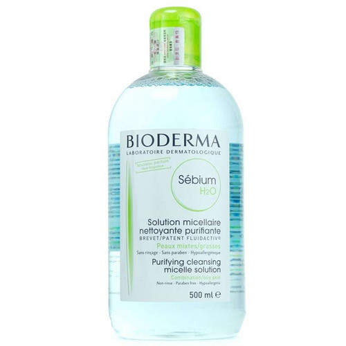 BIODERMA贝德玛 净妍控油洁肤液（500ML,蓝色）