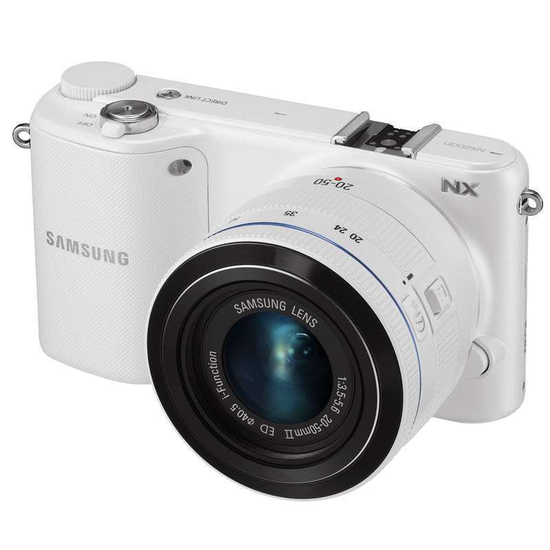 三星微单相机NX2000(白)+20-50mm镜头（白色）