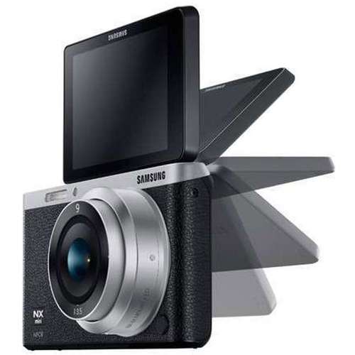 三星(SAMSUNG) NX mini 微单相机 (9mm)（双镜头套装,黑色）