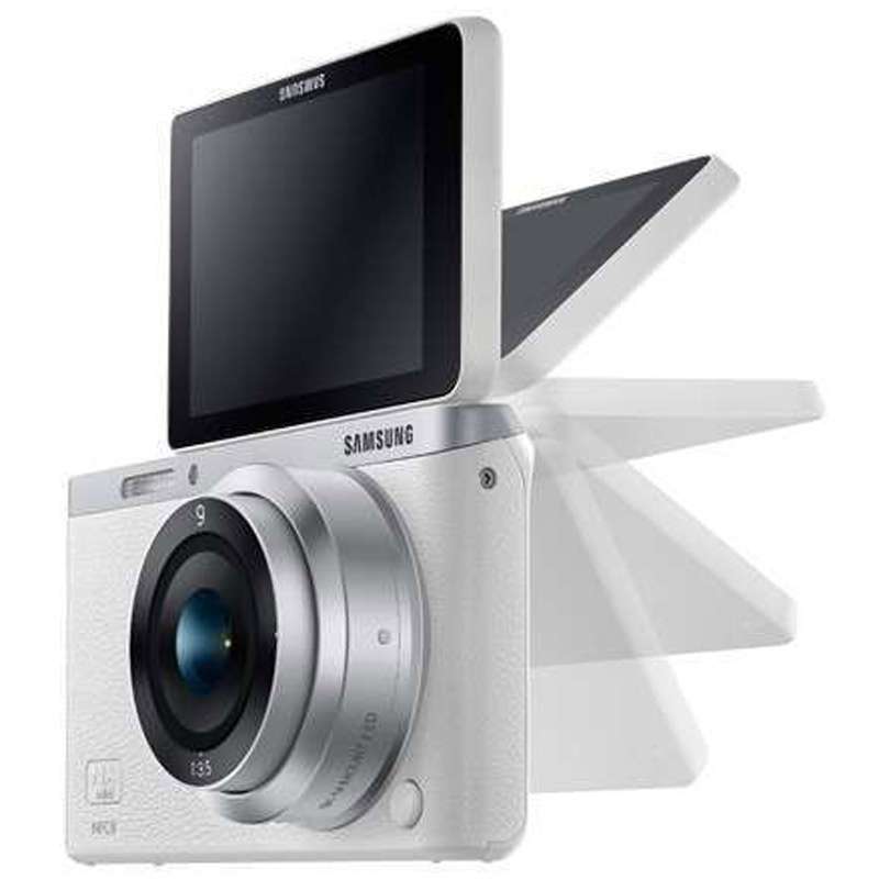 三星(SAMSUNG) NX mini 微单相机 (9mm)（单镜头定焦套装,白色）